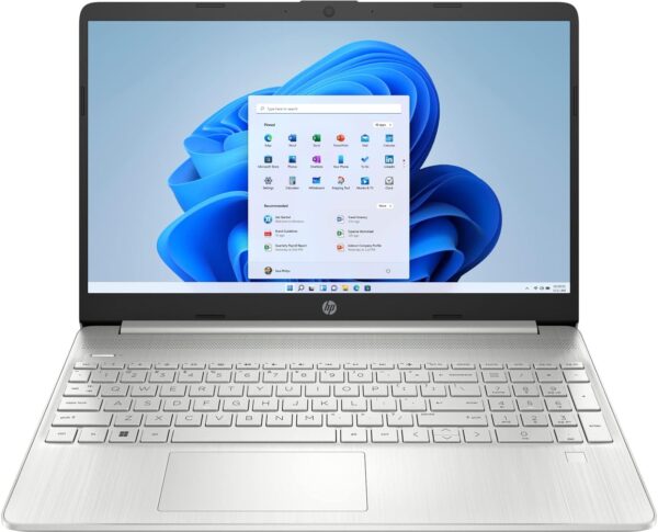 HP Newest Pavilion 15.6" FHD Touchscreen Anti-Glare Laptop, 12GB RAM, 256GB SSD Storage, Intel Core i3-1215U, Up to 11 Hours Long Battery Life, Type-C, HDMI, Windows 11 Home, Silver - Image 2