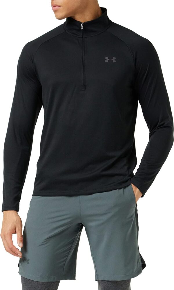 Under Armour Men's UA Tech™ ½ Zip Long Sleeve XL Black - Image 2