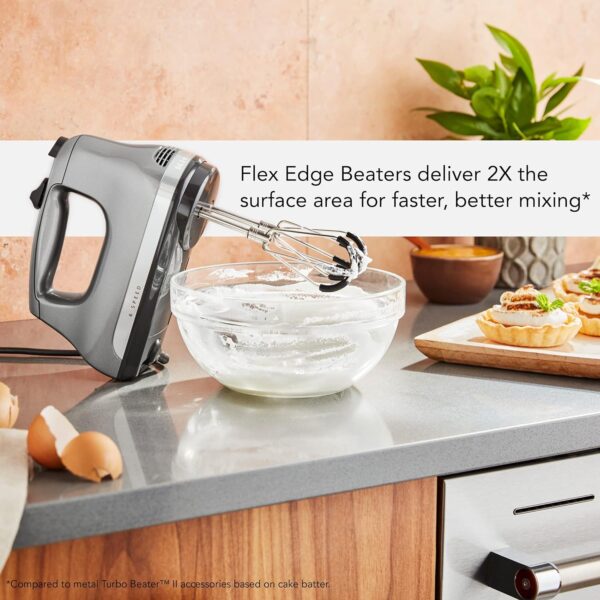 KitchenAid 7-Speed Hand Mixer (KHM7210) Bundle with Flex Edge Beater Accessory - Image 8