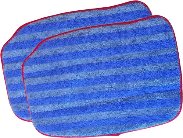 McCulloch MC1385 Deluxe Canister Steam Cleaner with 23 Accessories & A1230-005 Nylon Utility Brush (5 Pack) & A1375-100 Replacement Traditional Microfiber Mop Pad for MC1375, 2-Pack - Image 6