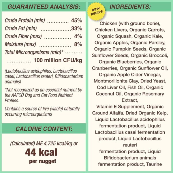 Primal Freeze Dried Dog Food Nuggets 14 oz Variety 4-Pack (Beef, Chicken, Lamb, Turkey & Sardine); Complete & Balanced Meal, Topper or Treat; Premium, Grain Free Raw Dog Food - Image 8