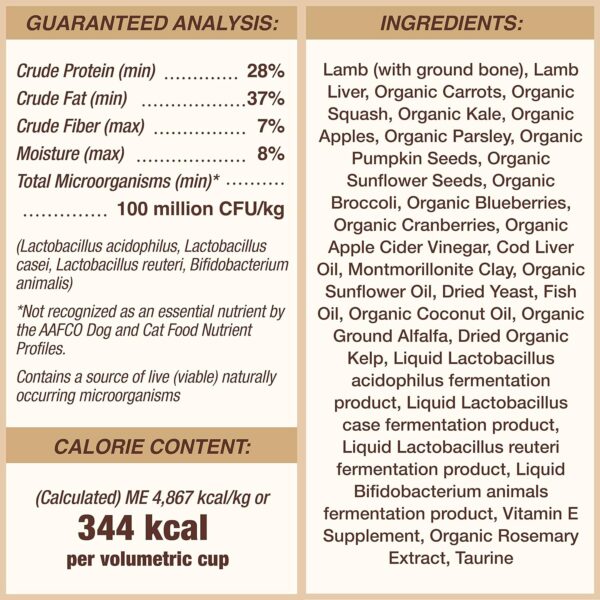 Primal Freeze Dried Dog Food Pronto Lamb, Complete Meal Scoop & Serve Healthy Grain Free Raw Dog Food, Crafted in The USA (16 oz) - Image 8