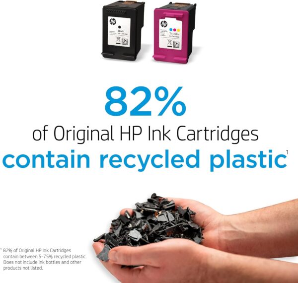 HP 65 Black/Tri-color Ink Cartridges (2-pack) | Works with HP AMP 100 Series, HP DeskJet 2600, 3700 Series, HP ENVY 5000 Series | Eligible for Instant Ink | T0A36AN - Image 10