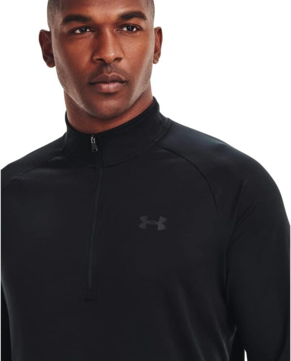 Under Armour Men's UA Tech ½ Zip Long Sleeve SM Black - Image 5