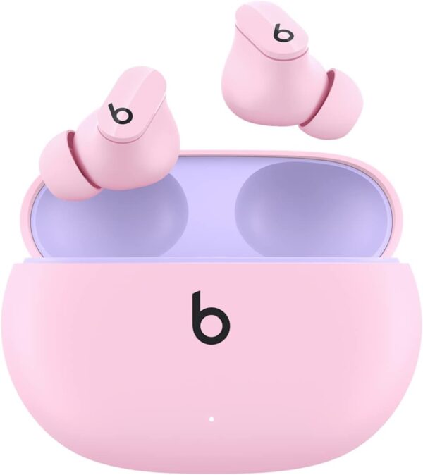 Beats Studio Buds - True Wireless Noise Cancelling Earbuds - Compatible with Apple & Android, Built-in Microphone, IPX4 Rating, Sweat Resistant Earphones, Class 1 Bluetooth Headphones - Sunset Pink - Image 2