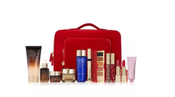 Estee Lauder 2023 Holiday Beauty Blockbuster 11pcs ($615 value), Celestial Glow, Warm Tone - Image 2