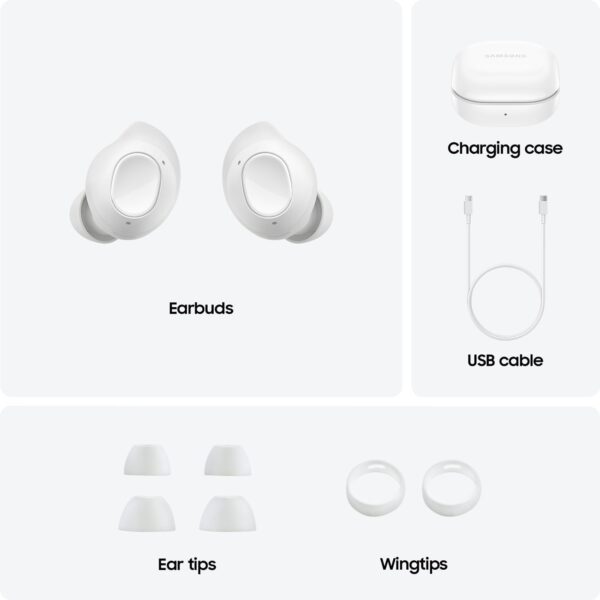 SAMSUNG Galaxy Buds FE True Wireless Bluetooth Earbuds, Comfort and Secure in Ear Fit, Auto Switch Audio, Touch Control, Built-in Voice Assistant, White [US Version, 1Yr Manufacturer Warranty] - Image 11