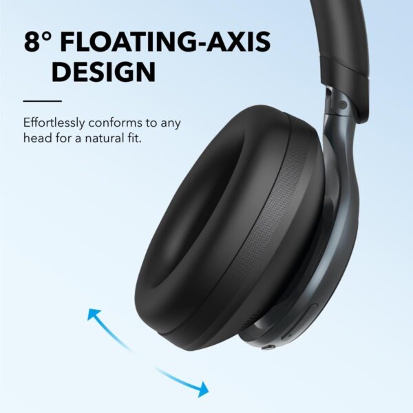 Space One Active Noise Cancelling Headphones by Anker - 40H Playtime, LDAC Hi-Res Audio, Bluetooth 5.3, Clear Calls - Image 7