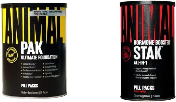 Animal Pak - Convenient All-in-One Vitamin & Supplement Pack & Stak – Complete Natural Hormone Booster Supplement with Tribulus - Image 2