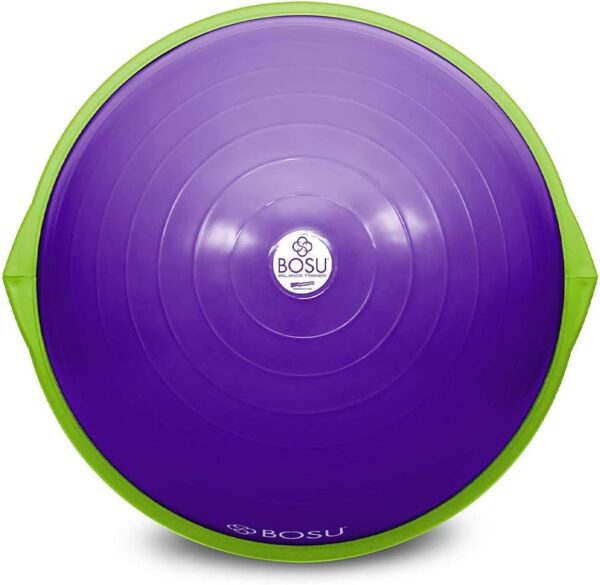 Bosu 72-10850 Home Gym Equipment The Original Balance Trainer 65 cm Diameter, Purple and Green - Image 2