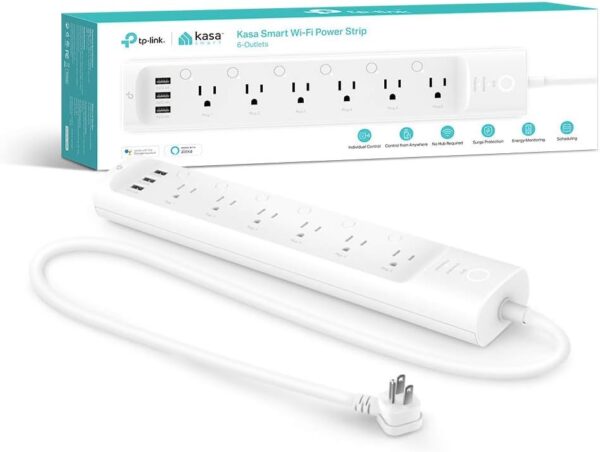 Kasa Smart Plug Power Strip HS300 and Smart Plug HS103P4 Bundle | Control Home Appliances from Anywhere - Image 3