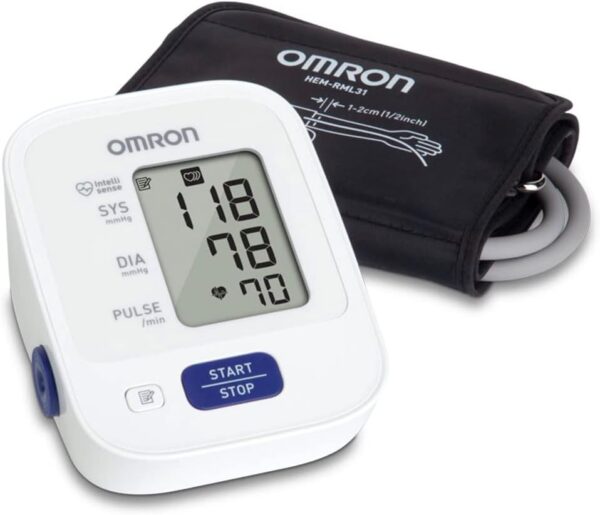 OMRON Bronze Blood Pressure Monitor, Upper Arm Cuff, Digital Blood Pressure Machine, Stores Up To 14 Readings - Image 2