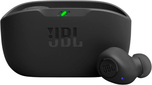 JBL Vibe Buds - True Wireless Earbuds, Smart Ambient, VoiceAware, Up to 32 total hours of battery life with speed charging, Water and dust resistant, JBL Deep Bass Sound (Black) - Image 2