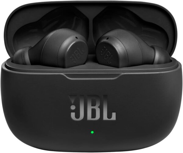 JBL Vibe 200TWS - True Wireless Earbuds, 20 hours of combined playback, JBL Deep Bass Sound, Comfort-fit, IPX2 rating, Pocket friendly (Black) - Image 5