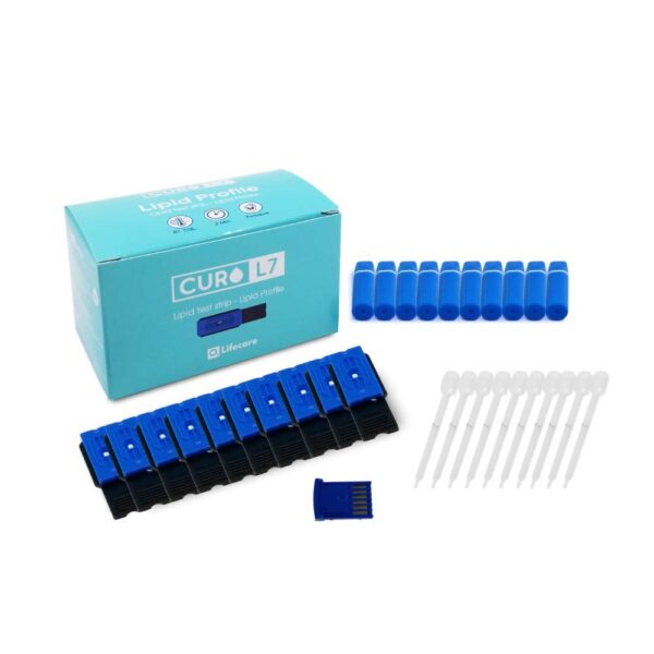 CUROfit : CURO L7 Cholesterol Multi Test Strips - Included 10 Strips (Device NOT Included) - Image 2