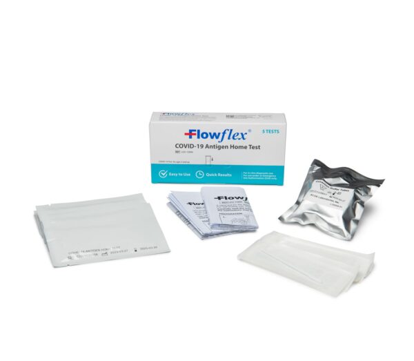 Flowflex COVID-19 Antigen Home Test kit, 1 Pack, 5 Tests Total. FDA EUA Authorized OTC at-Home Self-Test, Non-invasive Nasal Swab, Easy to Use and No Discomfort, Results in 15 Minutes - Image 8