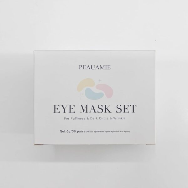 Under Eye Patches (30 Pairs) Gold Eye Mask and Hyaluronic Acid Eye Patches for puffy eyes,Rose Eye Masks for Dark Circles and Puffiness under eye skin care products - Image 8