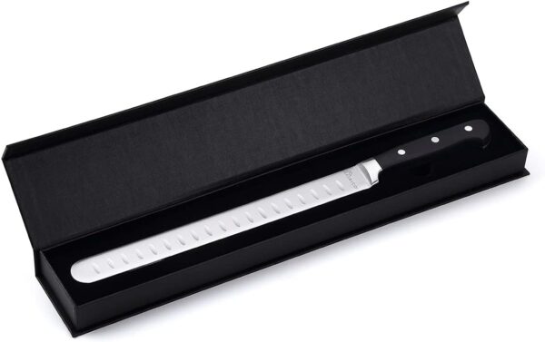 MAIRICO Brisket Slicing Knife - Ultra Sharp Premium 11-inch Stainless Steel Carving Knife for Slicing Roasts, Meats, Fruits and Vegetables - Image 3