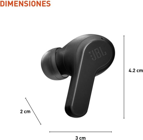 JBL Vibe 200TWS - True Wireless Earbuds, 20 hours of combined playback, JBL Deep Bass Sound, Comfort-fit, IPX2 rating, Pocket friendly (Black) - Image 9