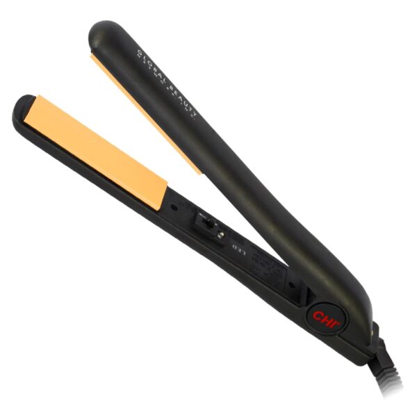 CHI Original Ceramic Flat Iron, Flat Iron For A Smooth Finish, Ceramic Floating Plates, Quick Heat Up, Analog On/Off Switch, 1" Iron Black - Image 2