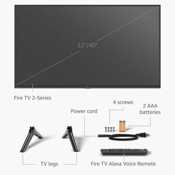 Amazon Fire TV 40" 2-Series HD smart TV with Fire TV Alexa Voice Remote, stream live TV without cable - Image 8