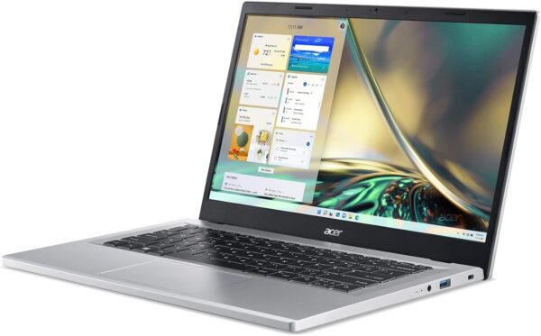 Acer Aspire 3 A314-23P-R3QA Slim Laptop | 14.0" Full HD IPS Display | AMD Ryzen 5 7520U Quad-Core Processor | AMD Radeon Graphics | 8GB LPDDR5 | 512GB NVMe SSD | Wi-Fi 6 | Windows 11 Home,Silver - Image 4