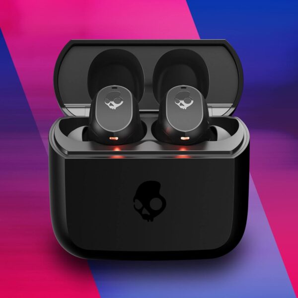 Skullcandy Mod In-Ear Wireless Earbuds, 34 Hr Battery, Microphone, Works with iPhone Android and Bluetooth Devices - Black - Image 3