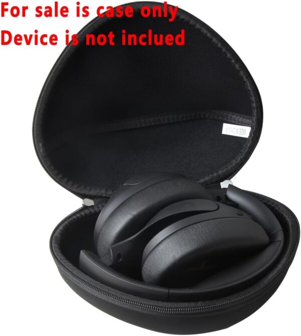 Anleo Hard Travel Case for TOZO HT2 Hybrid/Soundcore Anker Life Q20 / Q10 Active Noise Cancelling Headphones (Blcak) - Image 3