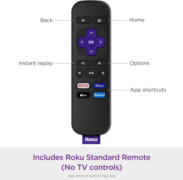 Roku Express | HD Roku Streaming Device with Standard Remote (no TV controls), Free & Live TV - Image 5