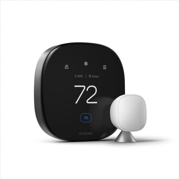 ecobee New Smart Thermostat Premium with Smart Sensor and Air Quality Monitor - Programmable Wifi Thermostat - Works with Siri, Alexa, Google Assistant - Image 13