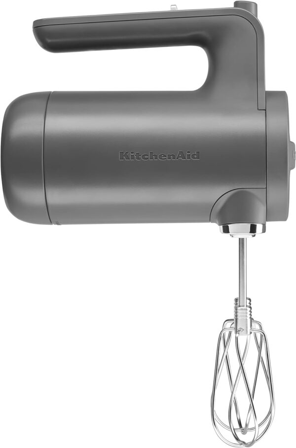 KitchenAid Cordless 7 Speed Hand Mixer (KHMB732) Bundle with Flex Edge Beater Accessory - Image 5