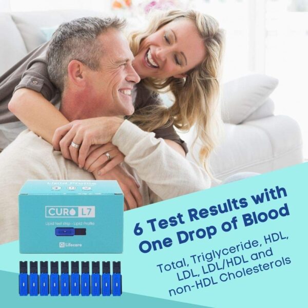 CUROfit : CURO L7 Cholesterol Multi Test Strips - Included 10 Strips (Device NOT Included) - Image 7