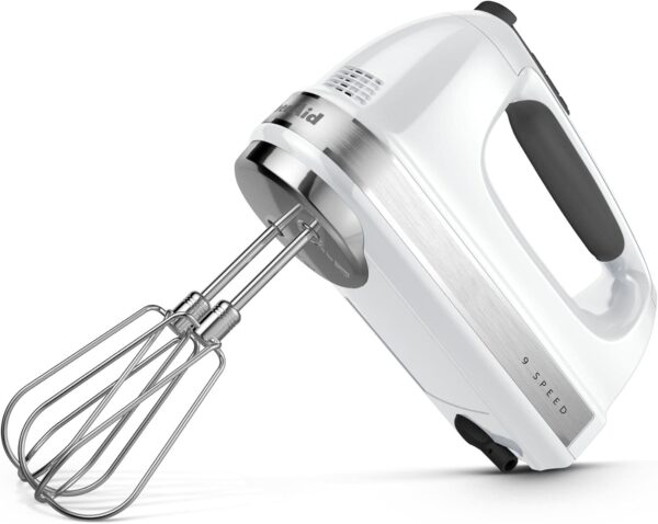 KitchenAid 9-Speed Digital Hand Mixer Bundle with Turbo Beater II Accessories, Pro Whisk, and Flex Edge Beater Accessory - Image 3