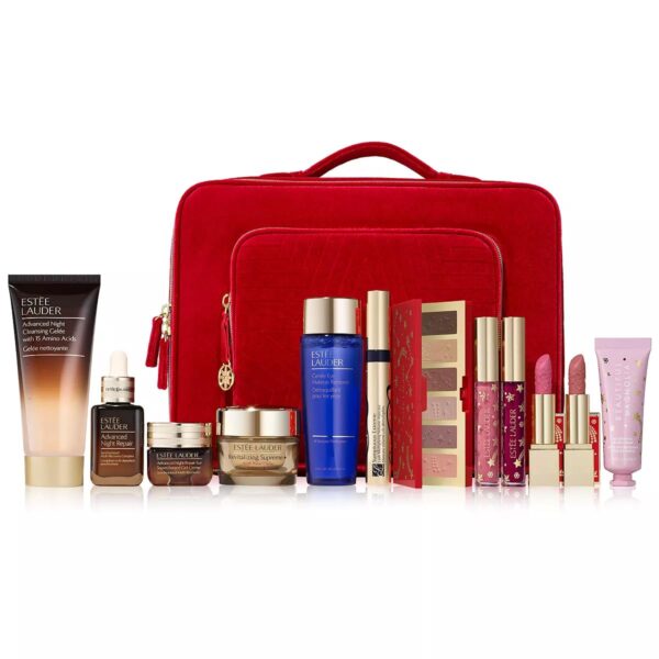 Estee Lauder 2023 Holiday Beauty Blockbuster 11pcs ($615 value), Celestial Glam, Cool Tone - Image 2