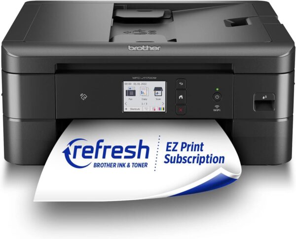 Brother MFC-J1170DW Wireless Color Inkjet All-in-One Printer with Mobile Device Printing, NFC, Cloud Printing & Scanning, Refresh Subscription and Amazon Dash Replenishment Ready - Image 2