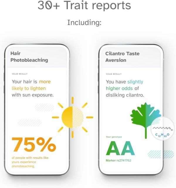 23andMe Ancestry Service - DNA Test Kit with Personalized Genetic Reports Including Ancestry Composition with 3000+ Geographic Regions, Family Tree, DNA Relative Finder and Trait Reports - Image 6