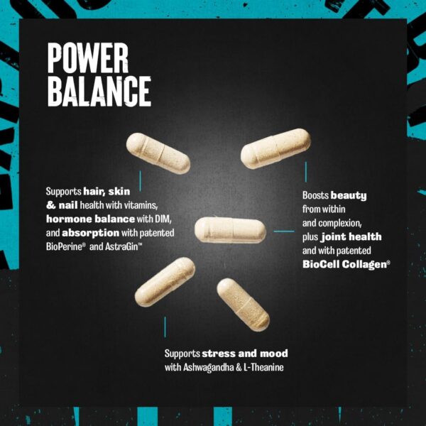 Animal Power Balance – Women's Alpha F Comprehensive Formula – Supports Hormonal Balance, Complexion, Hair, Nails, Mood and Stress, Intestinal Health, & Bone and Joint Health – 30 Packs - Image 7