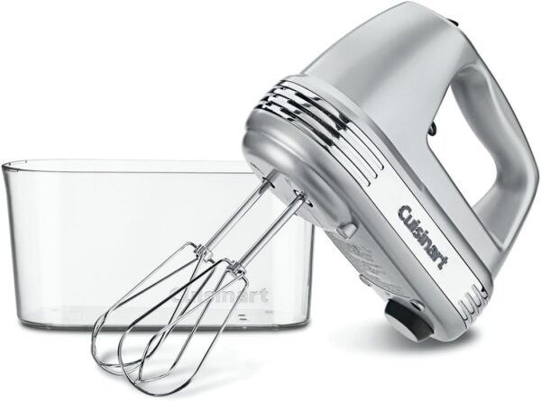 Cuisinart HM-90BCS Power Advantage Plus 9-Speed Handheld Mixer with Storage Case, Brushed Chrome - Image 4