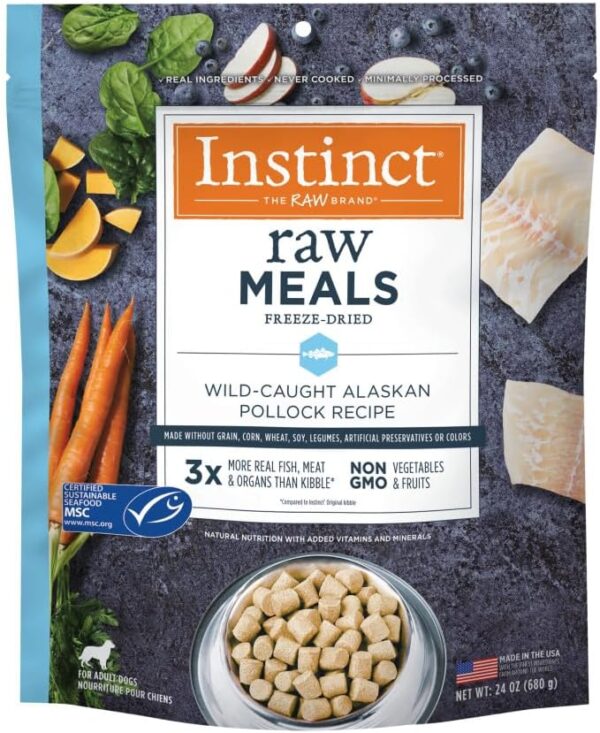 Instinct Freeze Dried Raw Meals Grain Free Recipe Dog Food 24 Ounce (Pack of 1) - Image 2