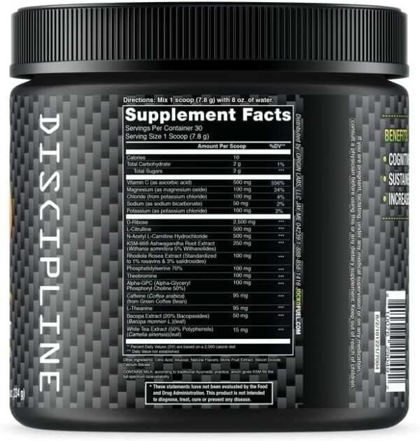 Origin Jocko Fuel Pre Workout Powder with L-Citrulline, Nootropic & Caffeine for Endurance & Stamina - Keto, Sugar Free Blend for Distance Running, Cycling, Jiu Jitsu - 30 Servings (Mango) - Image 9