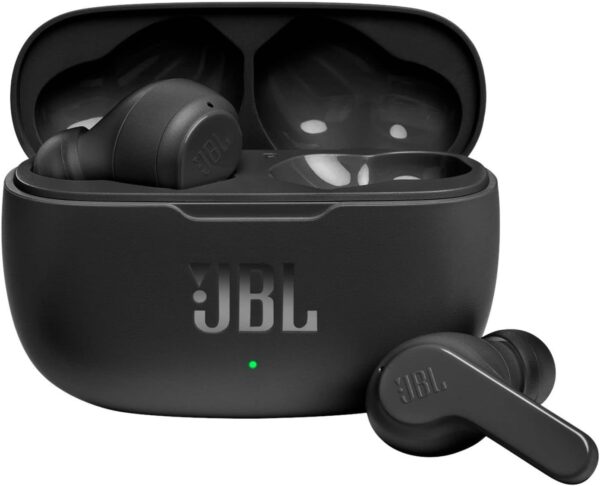 JBL Vibe 200TWS - True Wireless Earbuds, 20 hours of combined playback, JBL Deep Bass Sound, Comfort-fit, IPX2 rating, Pocket friendly (Black) - Image 2