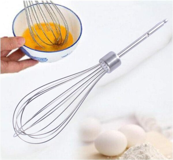 KHMPW & W10490648 Beaters for Hand Mixer by Wadoy Stainless Steel Pro Whisk Turbo Beaters, Cream, Making Mousse or Meringue, Shakes, Egg, Replace AP5644233, PS4082859, KHM2B, KHM512BM - Image 6