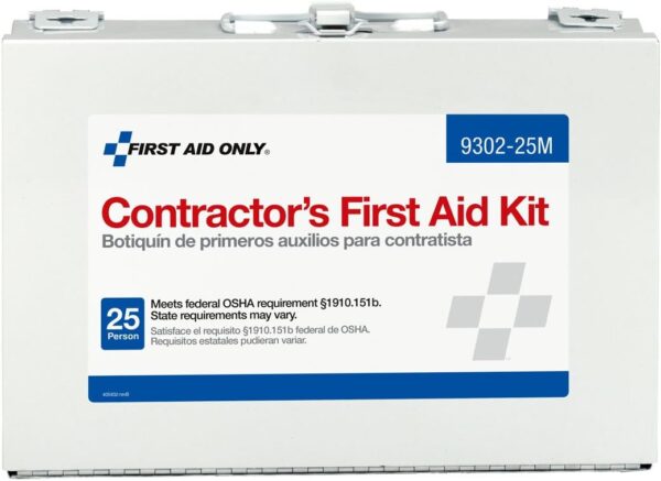 First Aid Only 9302-25M 25-Person Contractor's Emergency First Aid Kit for Home Renovation, Job Sites, and Construction Vehicles, 178 Pieces - Image 2