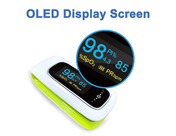 Rechargeable Pulse Oximeter Fingertip,SmileCare Blood Oxygen Meter Finger Oximeter,Bluetooth Oxygen Monitor with Free App iOS & Android - Image 5