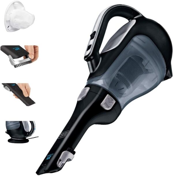 BLACK+DECKER dustbuster AdvancedClean Cordless Handheld Vacuum, Home and Car Vacuum (BDH2000L) - Image 2