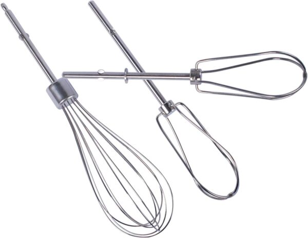 KHMPW & W10490648 Beaters for Hand Mixer by Wadoy Stainless Steel Pro Whisk Turbo Beaters, Cream, Making Mousse or Meringue, Shakes, Egg, Replace AP5644233, PS4082859, KHM2B, KHM512BM - Image 2