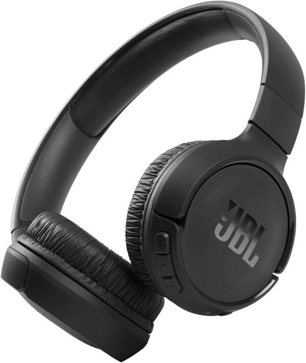 JBL Tune 510BT: Wireless On-Ear Headphones with Purebass Sound - Black - Image 2