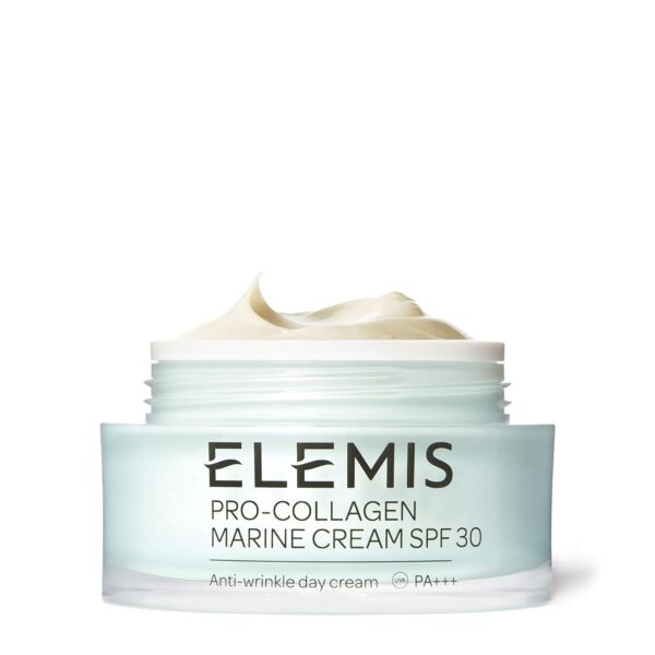 ELEMIS Pro-Collagen Marine Cream SPF 30, Lightweight Anti-Wrinkle Daily Face Moisturizer Firms, Smoothes, Hydrates, & Delivers Sun Protection - Image 2