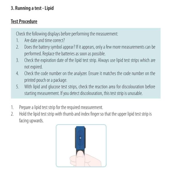 CUROfit : CURO L7 Cholesterol Multi Test Strips - Included 10 Strips (Device NOT Included) - Image 6