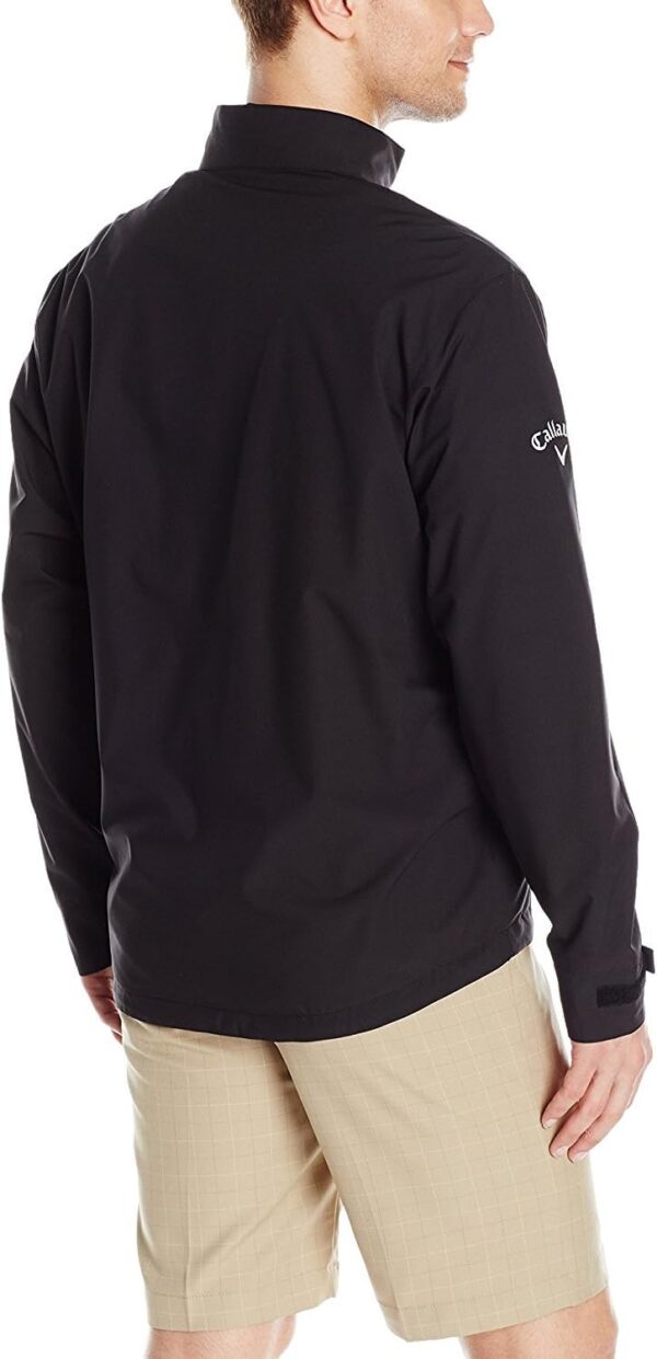 Callaway Men’s Long Sleeve Full-Zip Wind Jacket, Wind and Water Resistant Performance Apparel for Men, Extended Sizes - Image 3